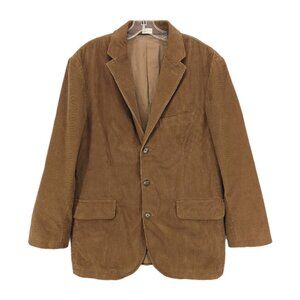 J CREW Brown Corduroy Blazer Vintage Cord Style 2007 Season Men's LARGE